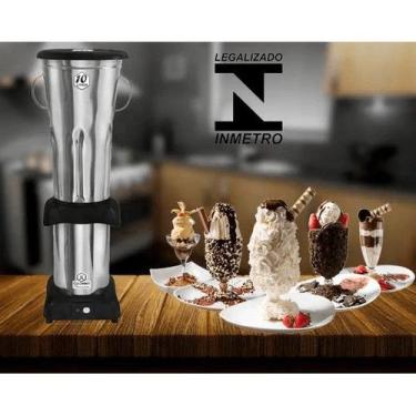 Imagem de Liquidificador Industrial Baixa Rotação 10 Litros Inox Bivolt Para Mas