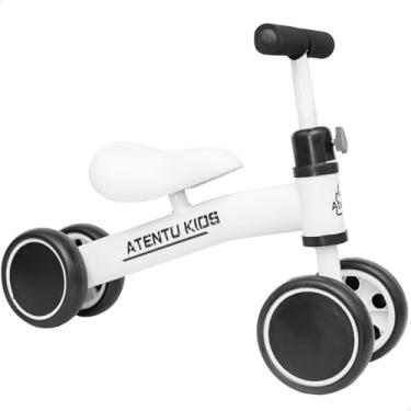 Imagem de Bicicleta‎‎ Andador‎‎ Tico-Tico‎‎ De‎‎ Equilíbrio‎‎ Sem‎‎ Pedal‎‎ Infantil‎‎ 4‎‎‎ Rodas‎ (Branco)
