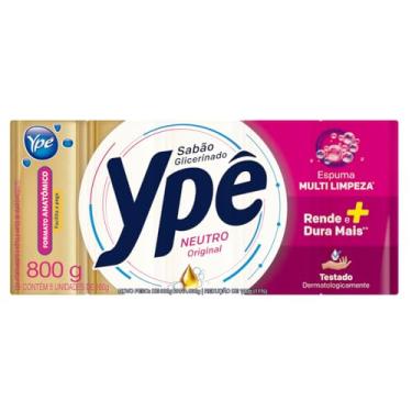 Imagem de Ypê Sabão em Barra Neutro 900g - 5 unidades de 180g