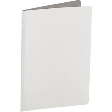 Imagem de Pasta Grampo Trilho Papel Ofício Branca Delloplex Pacote com 10 Dello