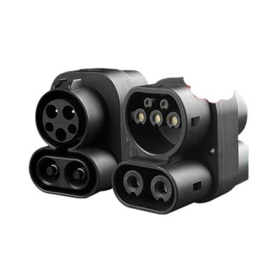 Imagem de Adaptador CCS1 para CCS2 EV DC e AC Suporte de carregamento Pilha CCS1 para CCS2 Adaptador para veículos de energia Adaptador de carregador compatível com Byd(AC and DC)