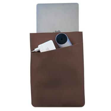 Imagem de Pasta Case para Notebook com Bolso Marrom (17 Polegadas)