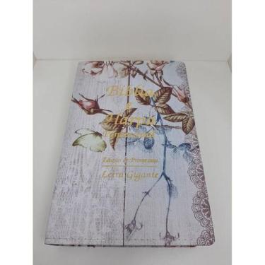 Imagem de Bíblia Sagrada Luxo Letra Hipergigante com Harpa PromocionalPromociona