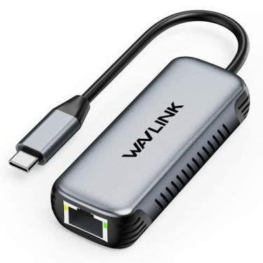 Imagem de WAVLINK 5Gbps USB C to Ethernet Adapter, 5000Mbps USB-C to RJ45 Network Converter, Aluminum Case for Windows, Mac OS, iPad OS and More, RTL8157 Chipset, (5Gbps Need Type-C > 3.2)