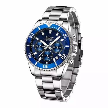 Imagem de Relógio Masculino Biden 0163g Prova D´água Aço Inoxidável 5