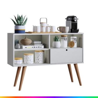 Imagem de Buffet Aparador Cantinho do Café Sala Retrô Balcão Móveis Bonatto, Bra