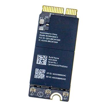 Imagem de Willhom Placa De Rede Sem Fio Airport Wi-Fi E Bluetooth 4.0 Bcm94360Cs Bcm94360Csax Substituição Para Macbook Pro 13" 15" Retina (Final 2013 - Meados 2014) A1502 A1398, Mac Mini A1347