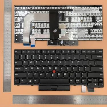 Imagem de Siakoocty Substituição De Laptop Com Layout Americano E Teclado Apontador Para Lenovo Thinkpad T470 T480 A475 A485 Sem Luz Fundo (Não Compatível T470S T470P T480S T480P) 01Hx459 01Ax487 01Hx499 01Hx