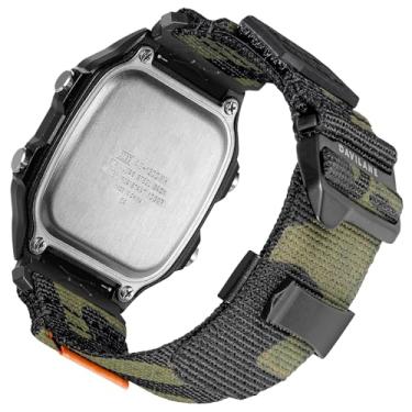 Imagem de Pulseira de substituição de 18 mm para Casio G-Shock AE-1200/1300/1500, W-735H/800H, SGW-300H/400H/500H, F-91W/94W/105W/84W G-Hook & Badge Decoration Design de Nylon Casio Watch Bracelet