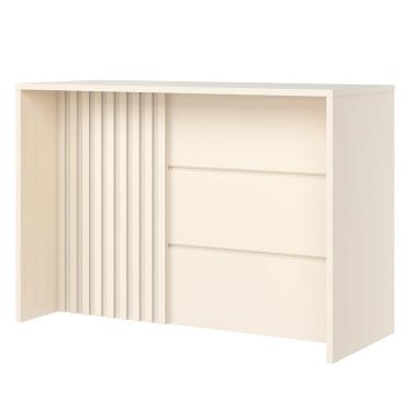 Imagem de Bancada Ilha Gourmet Ripada Connect Off White - Móveis Henn Off White