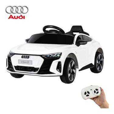 Imagem de Mini Carro Elétrico Infantil Etron Gt Bateria 6v Branco - Importway
