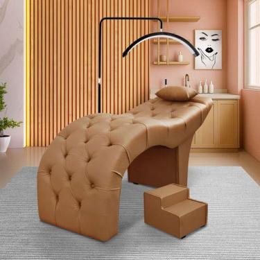 Imagem de Maca Luxo Em Courano Capitone Para Clinica De Estética - Bz Home Decor