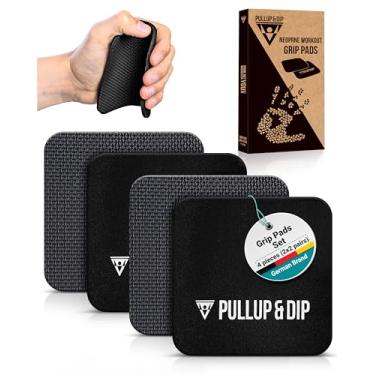 Imagem de PULLUP & DIP Almofadas de neoprene para halterofilismo [conjunto de 4], almofadas de treino, a alternativa para luvas de treino de ginástica, almofadas de ginástica para halterofilismo e calistenia,