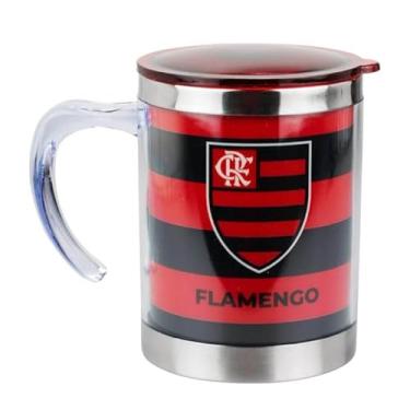 Imagem de Caneca Térmica Com Tampa 450ml - Flamengo QH004F-5-B