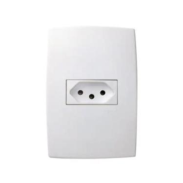 Imagem de Conjunto Tomada 20a 2p+t 4x2 Branca 615081bc Pial Plus+