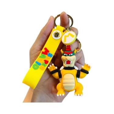 Imagem de Chaveiro 3D Super Mario Bros Para Crianças, Pingente De Bolsa Escolar,