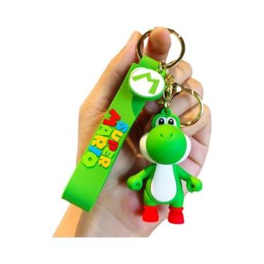 Imagem de Chaveiro 3D Super Mario Bros Para Crianças, Pingente De Bolsa Escolar,