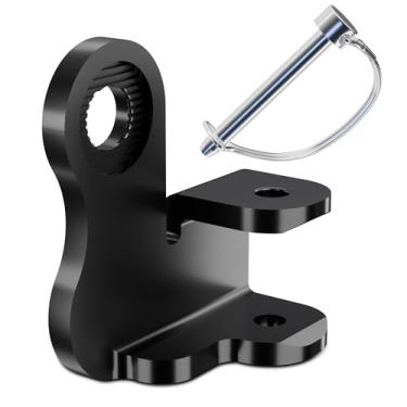 Imagem de NICEDACK Engate de reboque de bicicleta, acessório de reboque para Burley, engate de bicicleta de aço de 12,2 mm