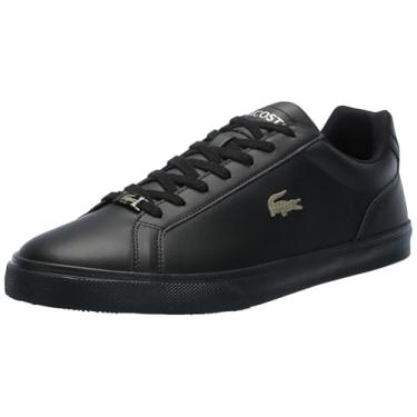 Imagem de Lacoste Tênis masculino Lerond Pro, Preto/Preto, 39 BR