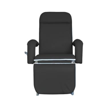 Imagem de Poltrona Hospitalar Luxo Reclinável Descanso Preta