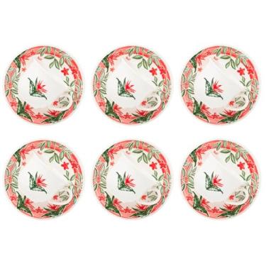 Imagem de Conjunto Biona 12pcs Xícaras + Pires Jardim Tropical 180ml