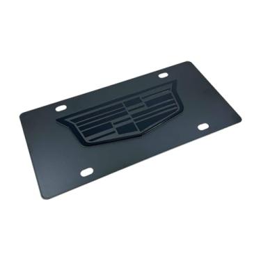 Imagem de Eurosport Daytona - Logotipo Cadillac Blackout, compatível com 2014- Corrente - Placa de licença de aço carbono