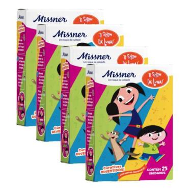 Imagem de Curativo Flexível Divertido Show da Luna Novo (MISSNER) - Kit 04 Caixa