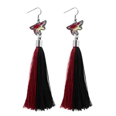Imagem de Littlearth Brincos femininos NHL Arizona Coyotes Borla, 7,6 cm, Cor do time
