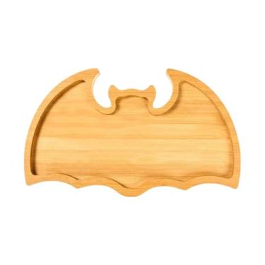 Imagem de YWJLQH Bandeja de servir de Halloween, prato de aperitivos, decoração de fruteira leve e elegante para sala de estar, festa de outono,