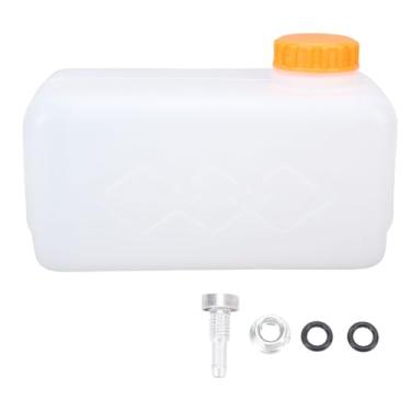 Imagem de Cryfokt 5L Tanque de Combustível Portátil, Construção Espessada Selagem de Estacionamento de Estacionamento Tanque de Armazenamento de óleo de Gasolina, para Acampamento