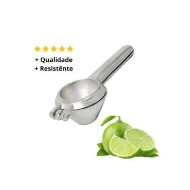 Imagem de Espremedor de Alho + Espremedor de Limão Inox Prático - NoBrand, Só Es