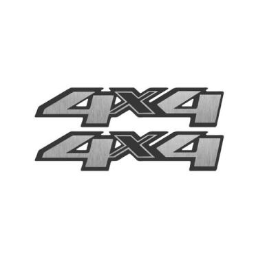 Imagem de Par Adesivo Caçamba S10 4x4 2013 14 15 16 a 2019 - Grafite - Jhow Ades