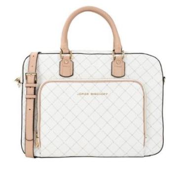 Imagem de Bolsa Feminina Jorge Bischoff Bag Pasta Branca Off JBGF00859-Feminino