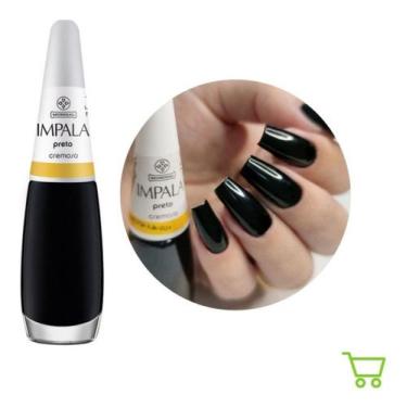 Imagem de Esmalte Impala Preto Com 6 Unidades