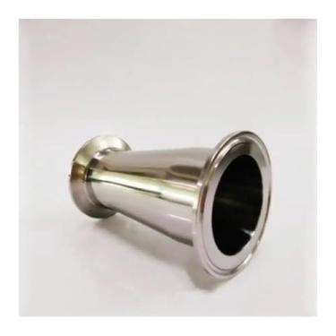 Imagem de WWECCQIJ 63 mm a 51 mm tubo de 5.1 cm OD 6.3 cm a 5.1 cm Tri Clamp Reducer SUS 304 Stainless Pipe Fitting Homebrew