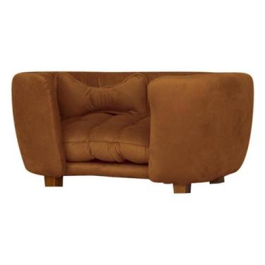 Imagem de Poltrona Cama Pet Baby Hanna Estofada Tecido Veludo - Las Patitas, Cob