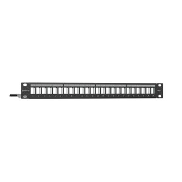 Imagem de Patch Panel Blindado Descarregado Intelbras 24Portas Ppdb24P