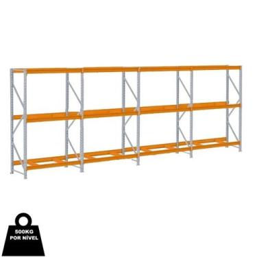 Imagem de Mini Porta Pallet 500Kg 1 Inicial 3 Continuações 7,45m Comprimento 2,0