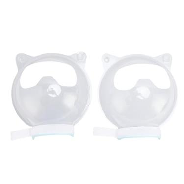 Imagem de Zerodis Focinho Transparente para Preparação de Gatos, Capacete de Plástico Respirável para Gatinhos, Capuz Anti-mordida