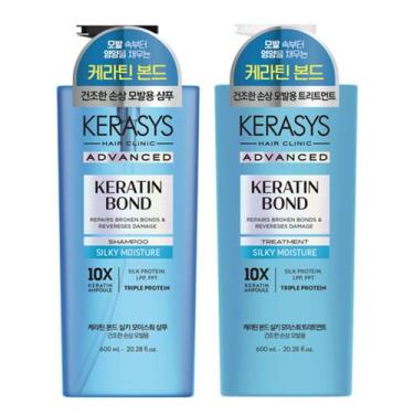 Imagem de Kerasys Advanced Keratin Bond Silky Moisture - Shampoo 600ml + Mascara