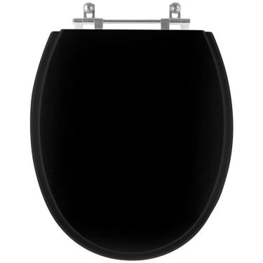 Imagem de Assento Sanitario Poliester Spot Ebano (preto) Para Vaso Deca