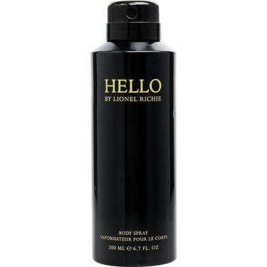Imagem de Água De Cheiro Masculina Lionel Richie Hello Spray Corporal 200 Ml