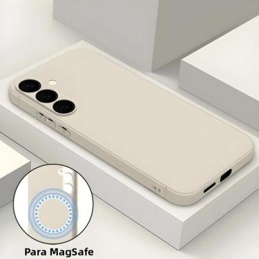 Imagem de Capa Magnética De TPU Silicone Macia Para Samsung Galaxy S25 S24 S23 S