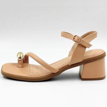 Imagem de Sandália Sua Cia Salto Bloco Casual Feminina-Feminino