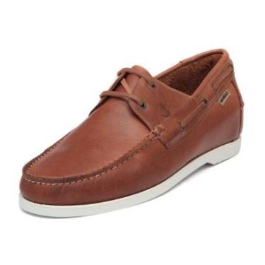 Imagem de Deckshoes Samello Elevator Ancora Couro Masculino-Masculino