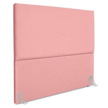 Imagem de Cabeceira Queen 160 Cm Com Frame Luna Suede Rosa Artte Rosa