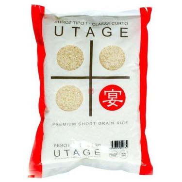 Imagem de Arroz Oriental Grão Curto Utage 1kg - Yanagi