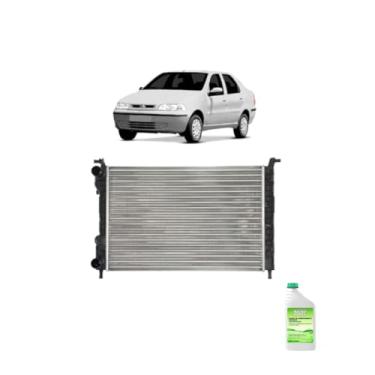 Imagem de Kit Radiador Palio/Siena/Stradista 1.6 1.8 96 + Aditivo Verde