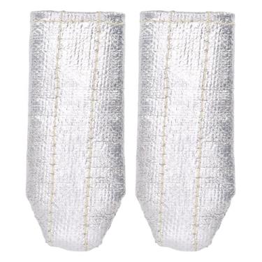 Imagem de Fabater Tamanho do Bolso Tig Soldagem Dedo Escudo Térmico Protetor Luva de Folha Alumínio Isolamento 2 Peças para Soldador Argônio Tig