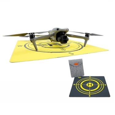 Imagem de Wtohoby Universal PU Drone Landing Pad, Heliporto de 43 cm de dobra rápida dupla face para DJI Mini 5 Pro/Neo 2/1/Mavic 4 Pro/Air 3S/Mini 4 3 PRO/Mavic3Pro/Flip/Avata 2 Park Mat Quadricópteros